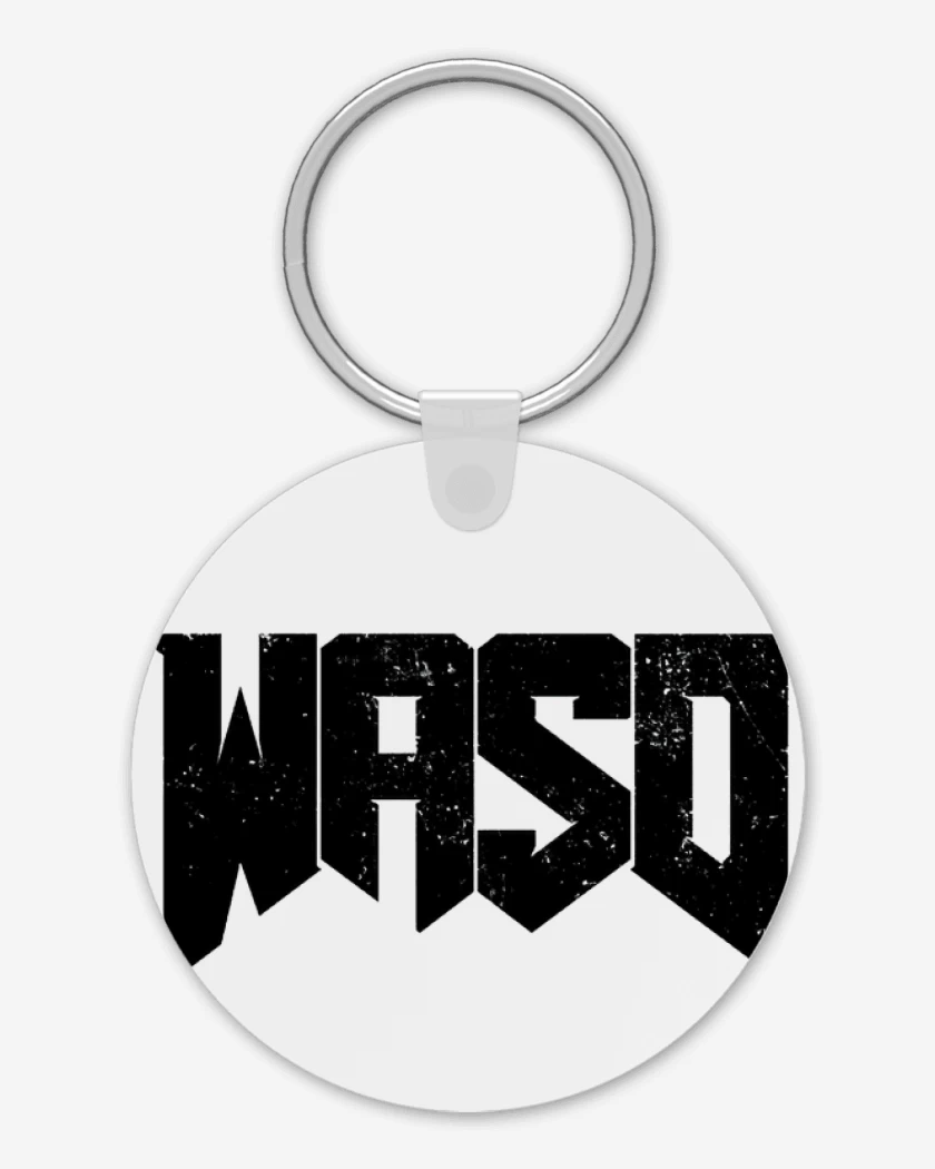 Llavero Blanco de WASD