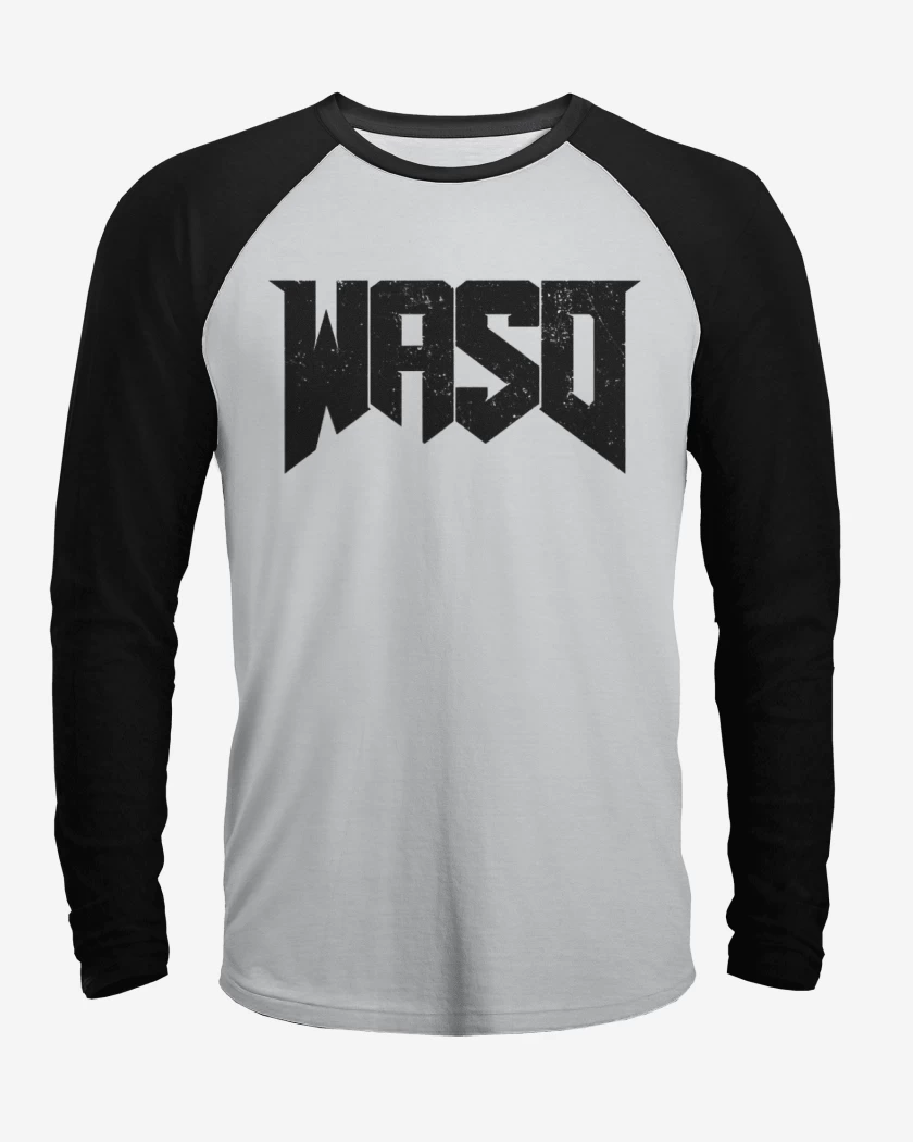 Polera Raglan Blanco / Negro de WASD