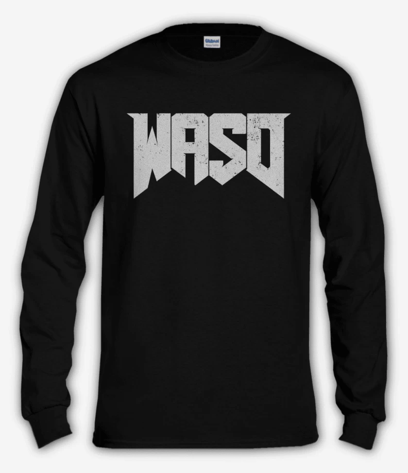 Polera manga larga Negro de WASD