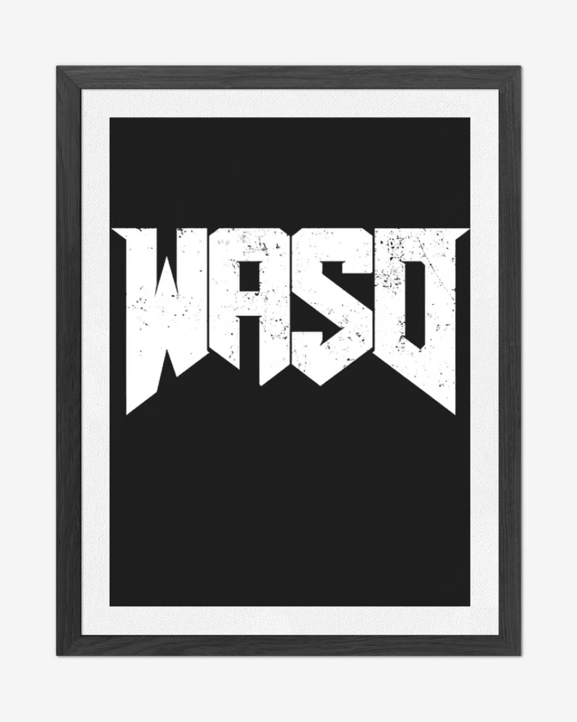 Cuadro decorativo Negro de WASD