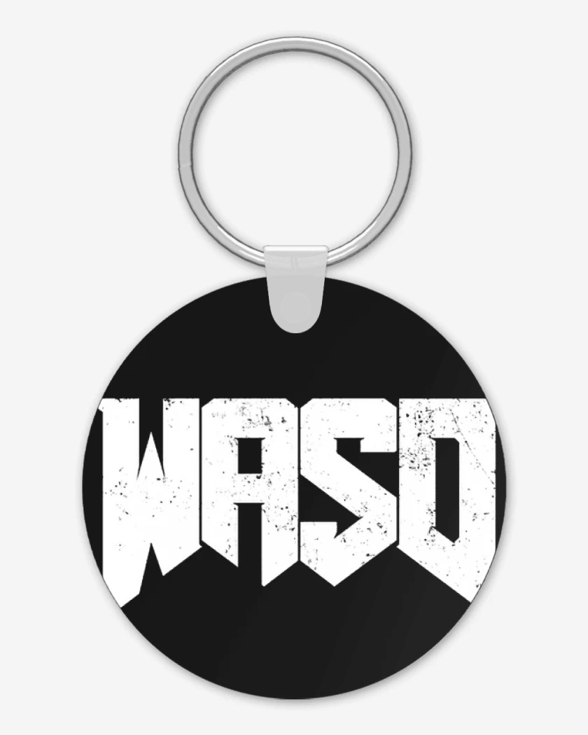 Llavero Negro de WASD