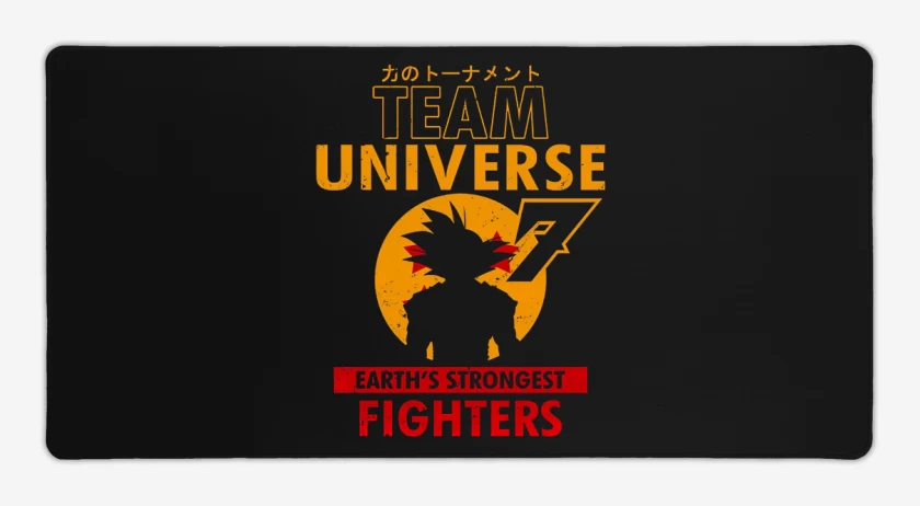 Mouse pad Gamer Negro de Team universe 7