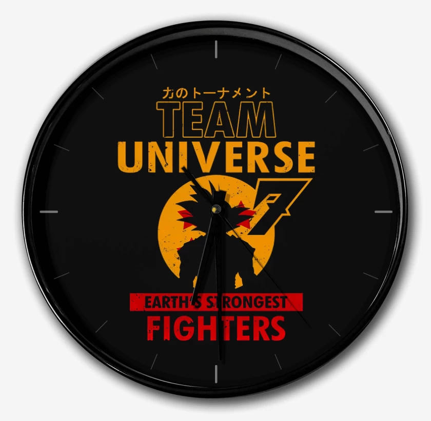 Reloj Negro de Team universe 7