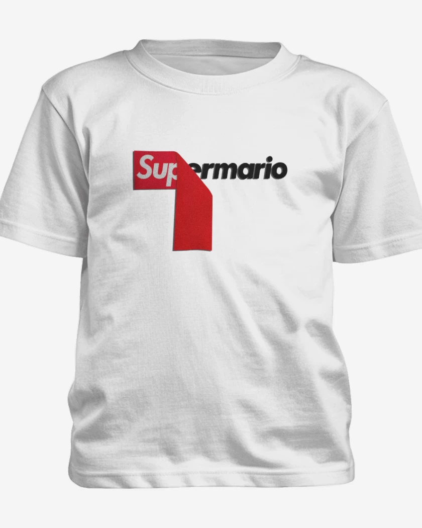 Polera de niño Blanco de Suprebigote