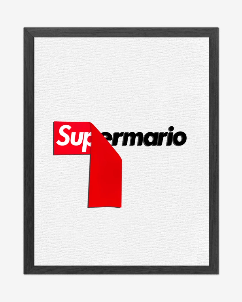 Cuadro decorativo Blanco de Suprebigote