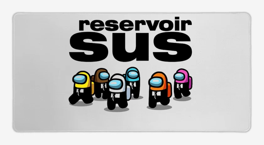 Mouse pad Gamer Blanco de Reservoir sus