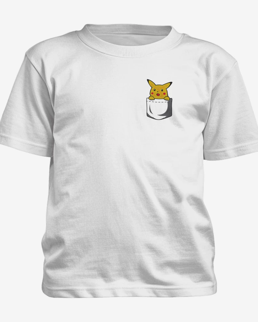Polera de niño Pikachu de bolsillo