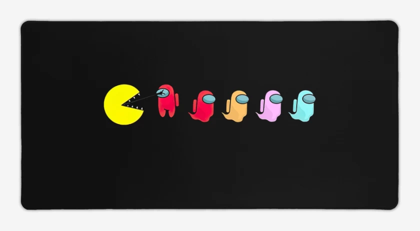 Mouse pad Gamer Negro de Pac us