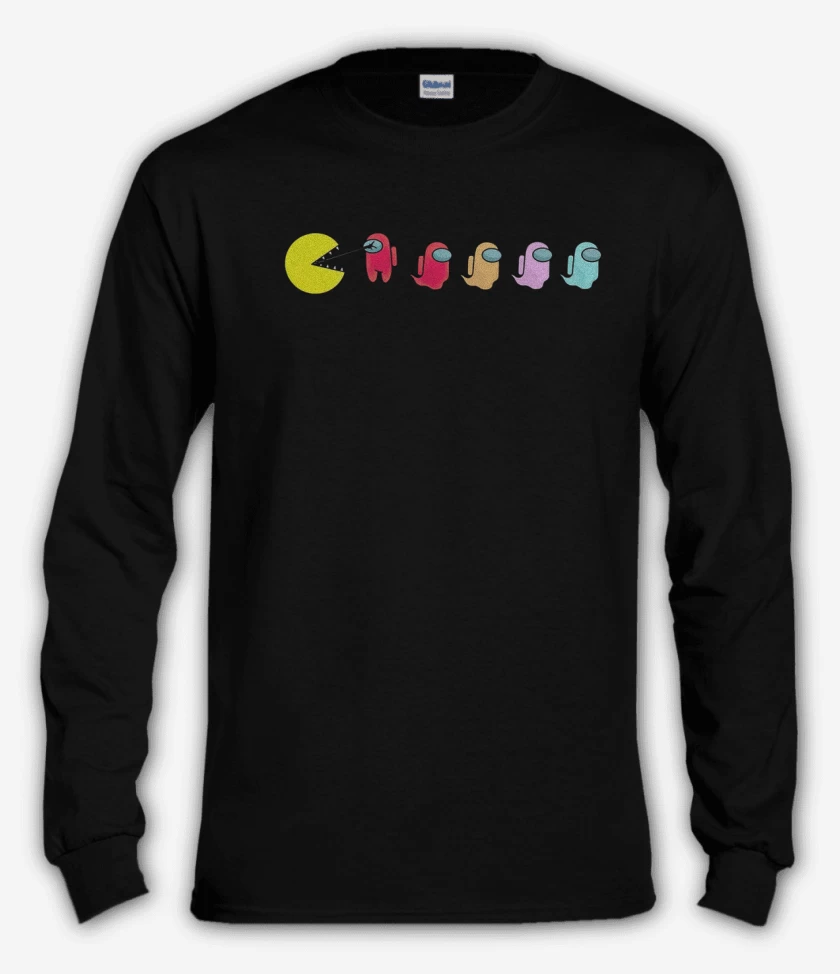 Polera manga larga Negro de Pac us