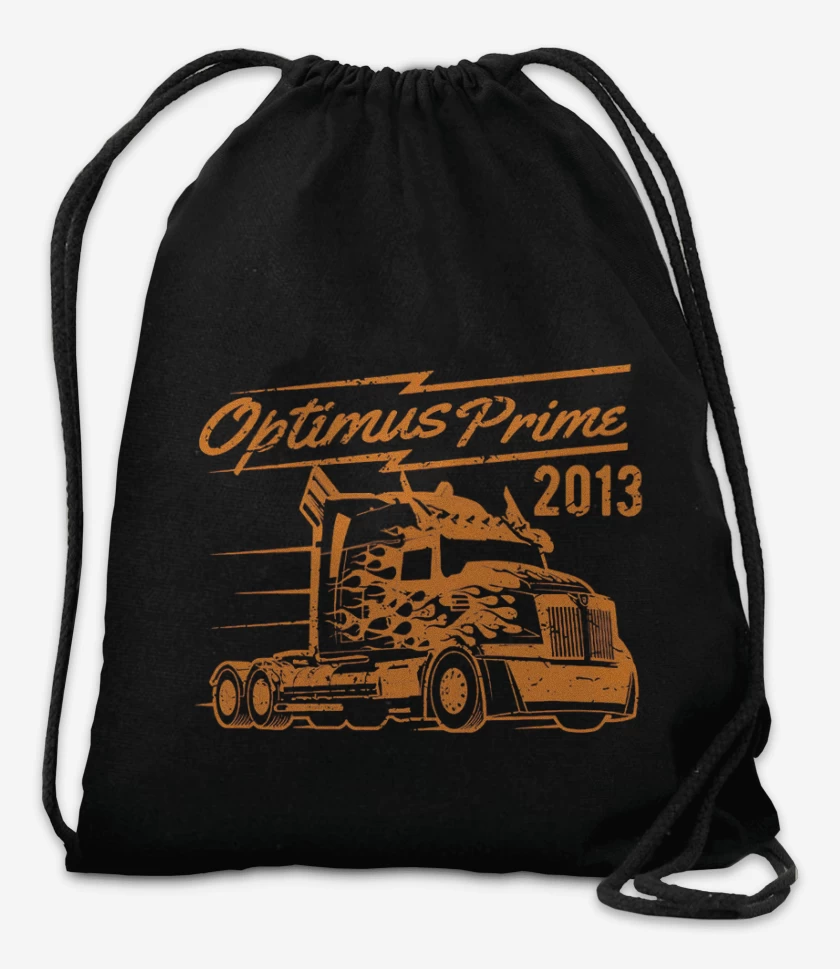 Mochila Negro de Optimus prime