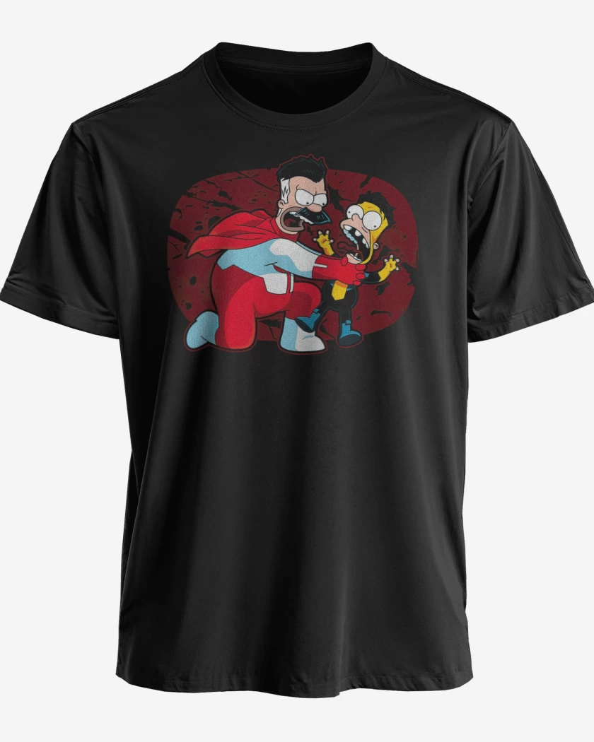 Polera premium Negro de Omnimero vs bartsible