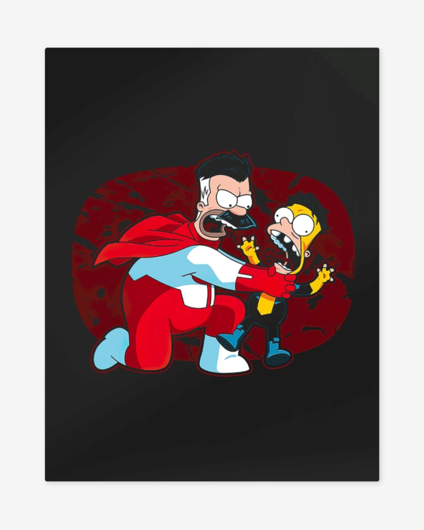 Print metalico Negro de Omnimero vs bartsible