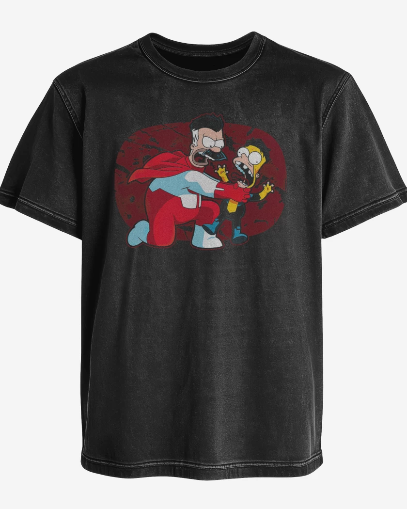 Polera desgastada Omnimero vs bartsible
