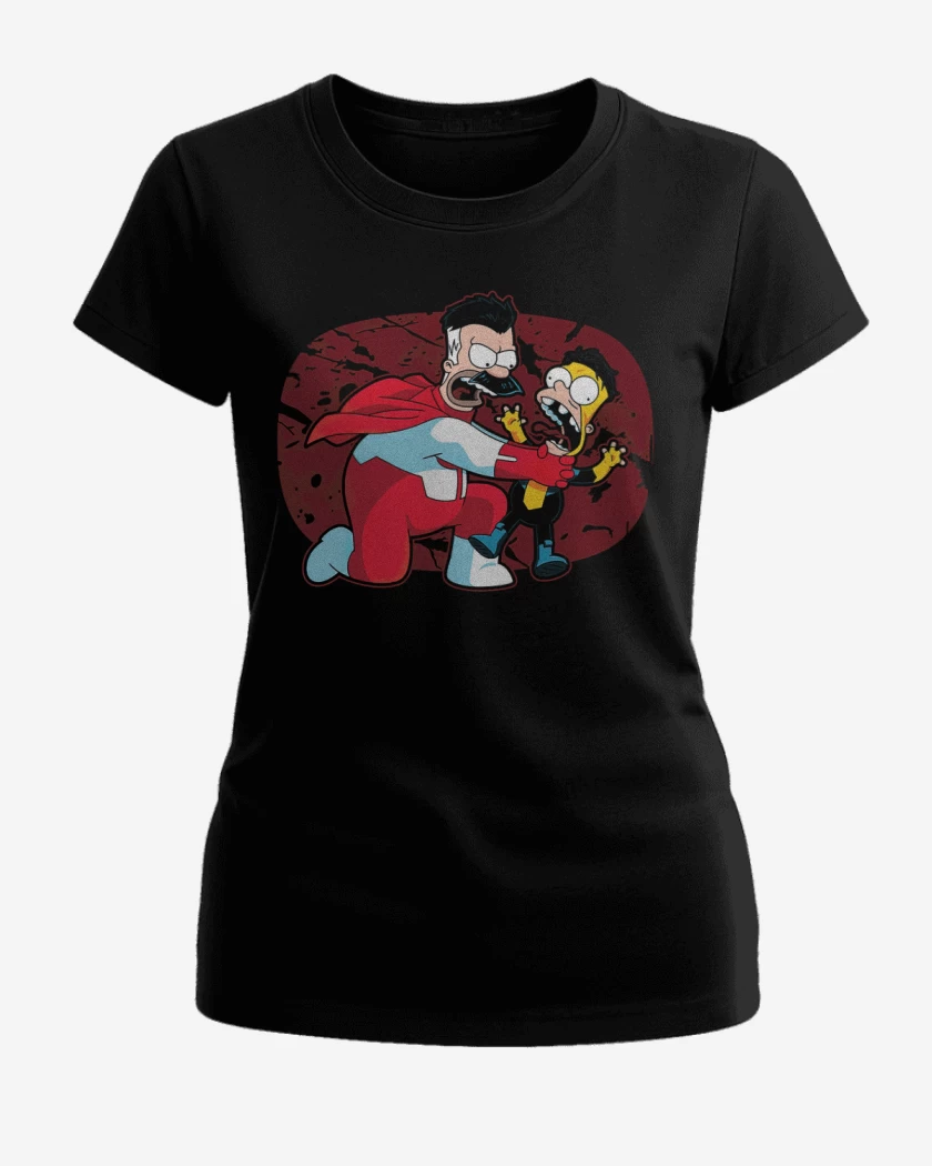 Polera de Mujer Negro de Omnimero vs bartsible