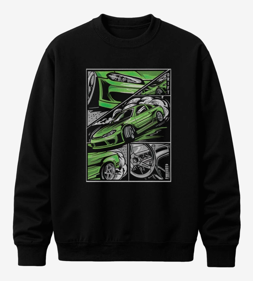 Poleron polo Negro de Nissan Silvia 