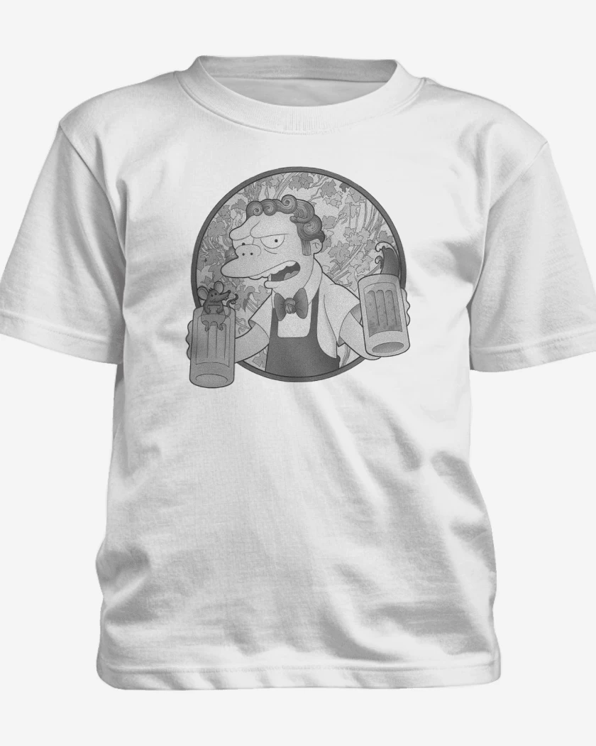 Polera de niño Moes black and white