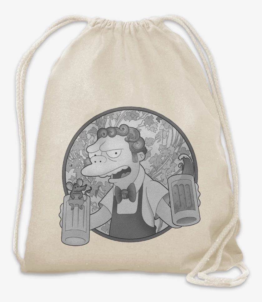 Mochila Blanco de Moes black and white