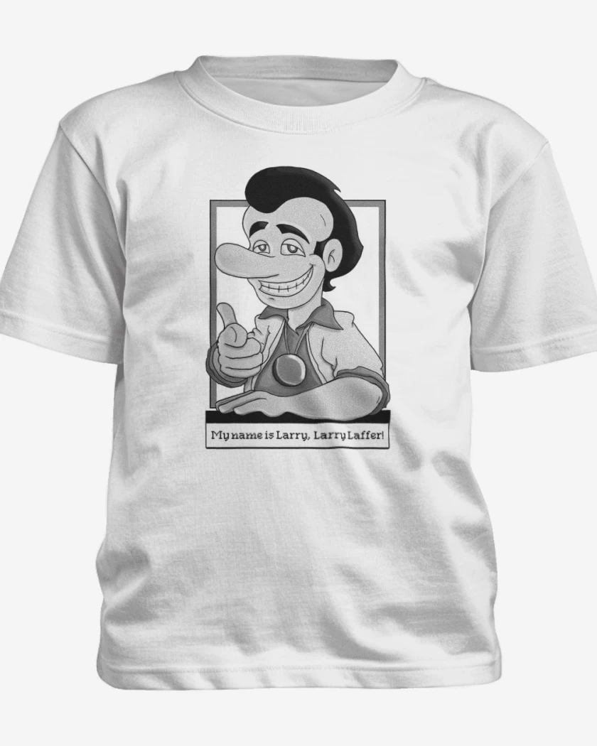 Polera de niño Blanco de Larry laffer