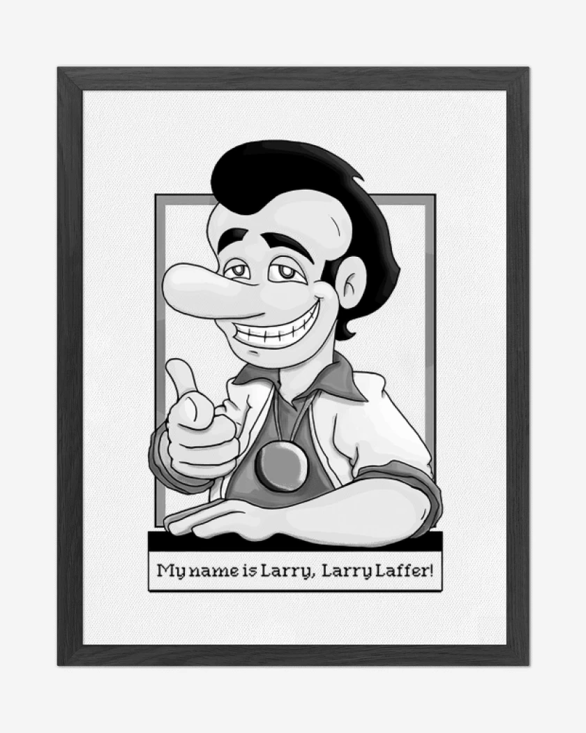 Cuadro decorativo Blanco de Larry laffer