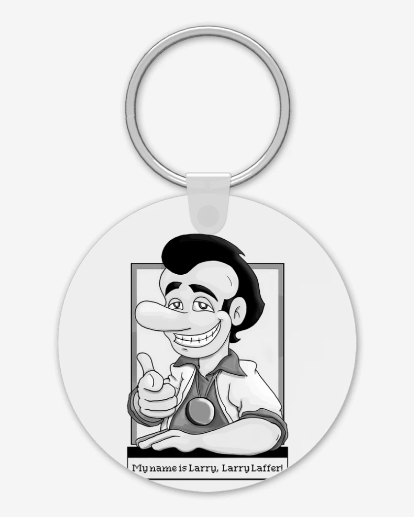 Llavero Blanco de Larry laffer
