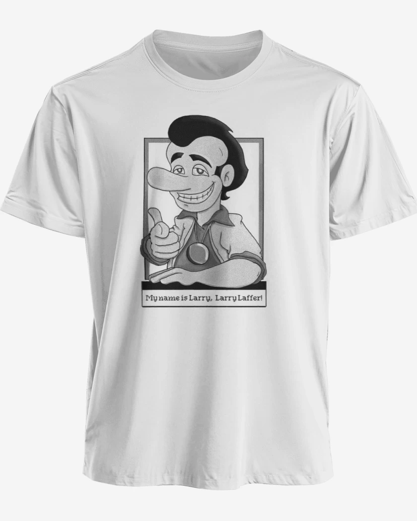 Polera premium Blanco de Larry laffer