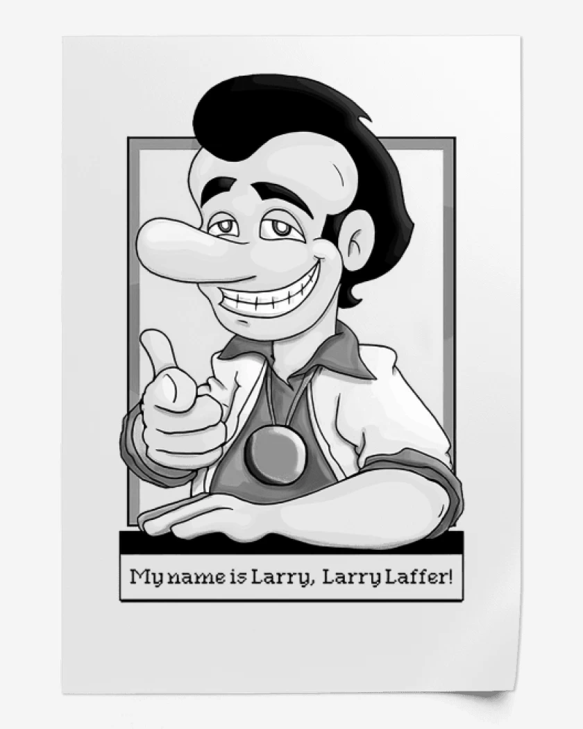 Print Larry laffer