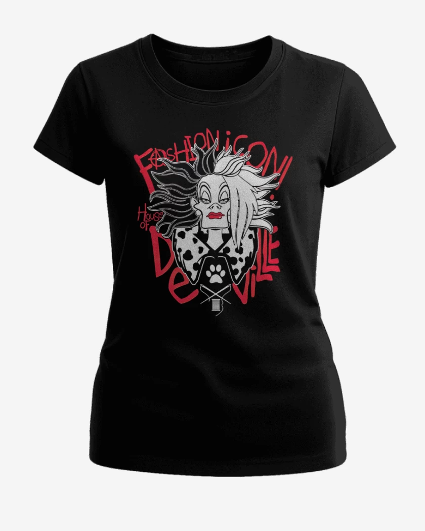 Polera de Mujer Negro de La Cruela