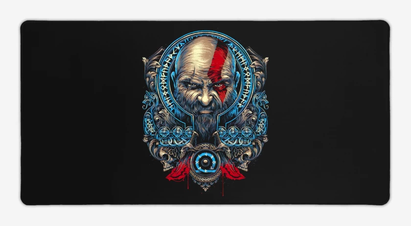 Mouse pad Gamer Kratos Nordico