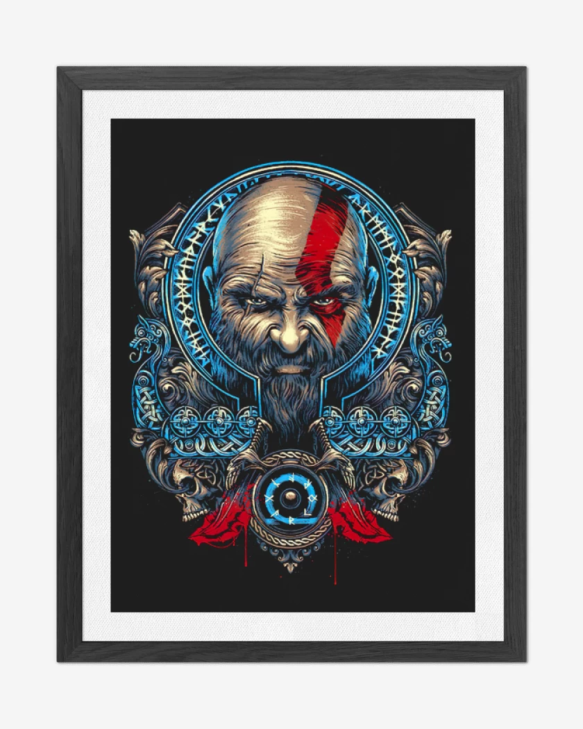 Cuadro decorativo Kratos Nordico