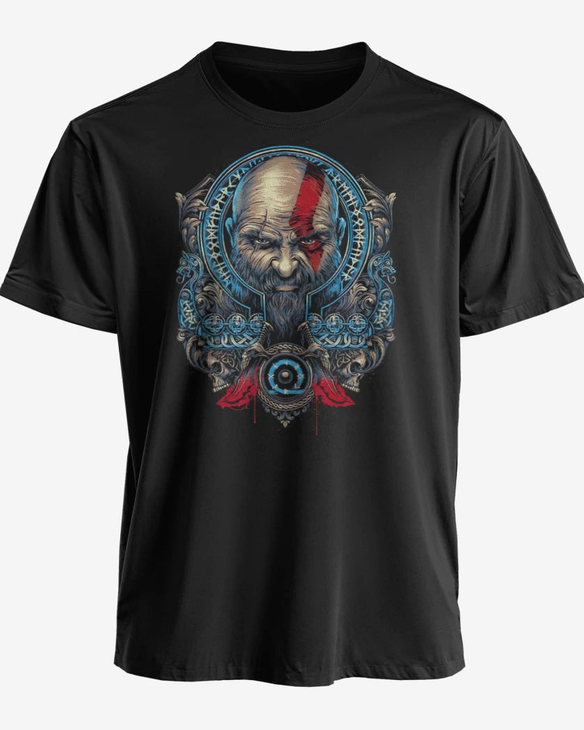 Polera premium Negro de Kratos Nordico