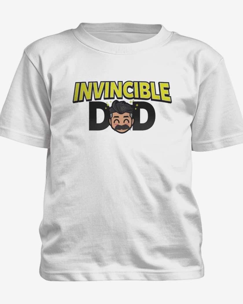 Polera de niño Blanco de Invincible dad