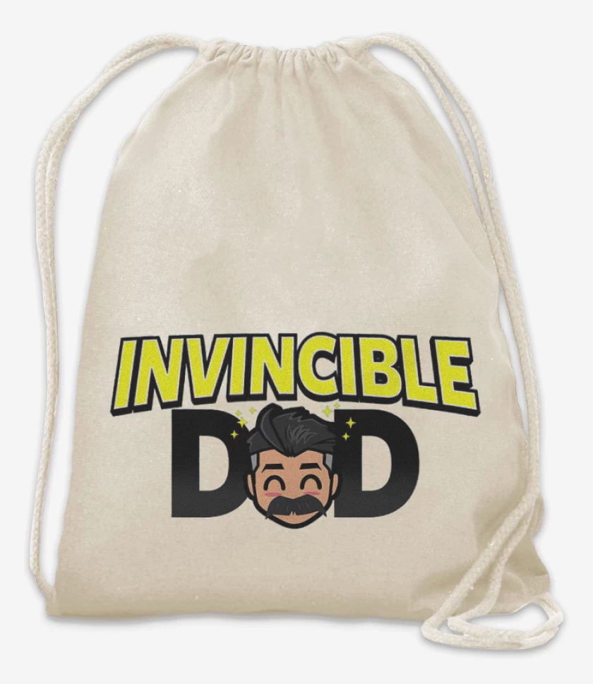 Mochila Blanco de Invincible dad