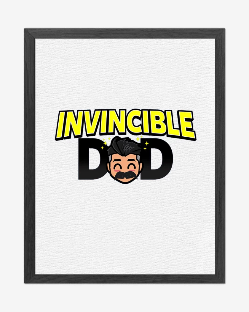 Cuadro decorativo Blanco de Invincible dad