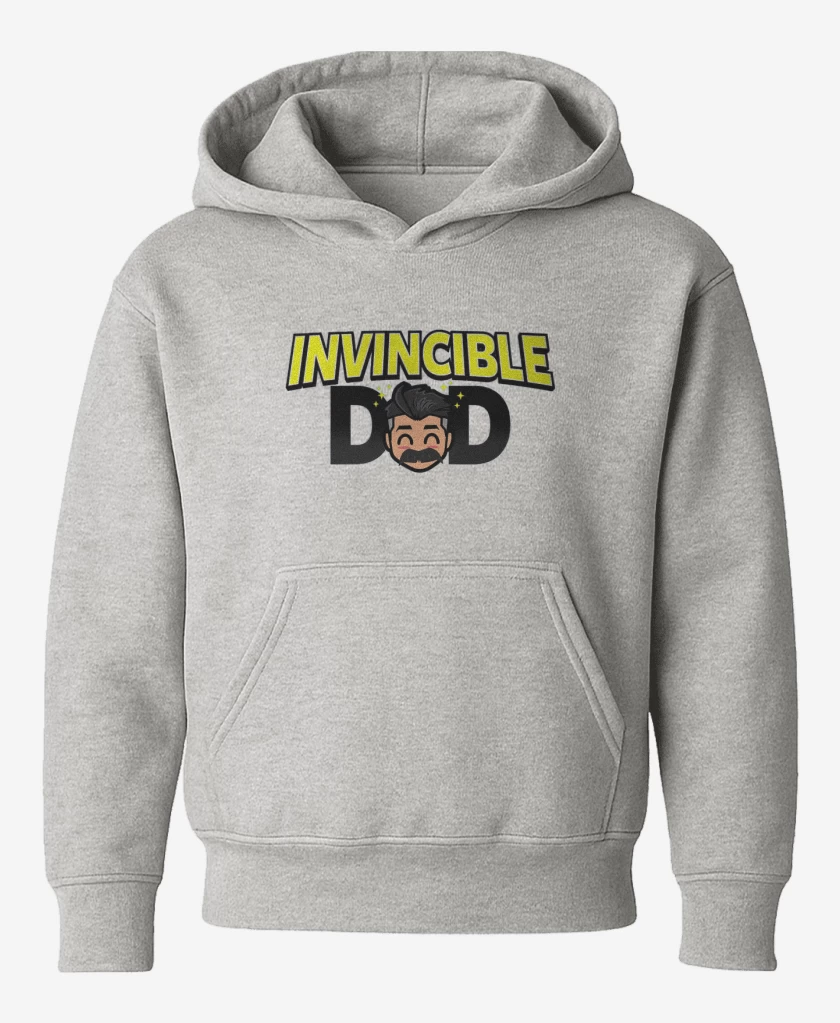 Poleron de niño Gris Melange de Invincible dad