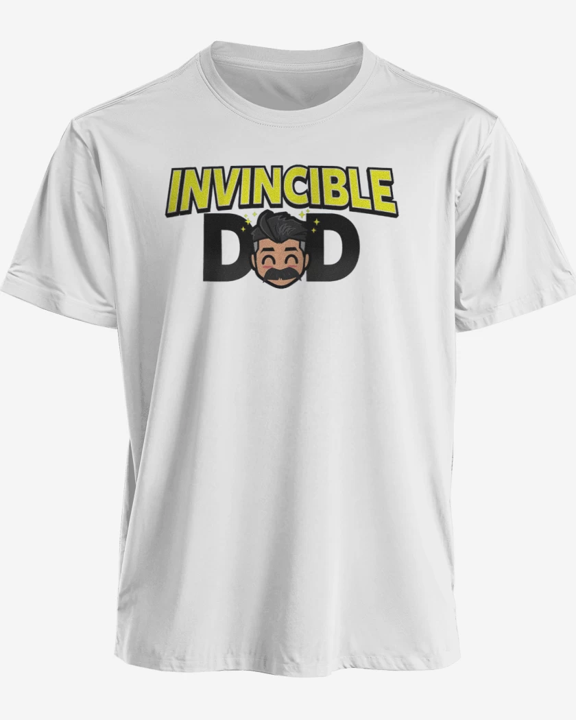 Polera premium Blanco de Invincible dad