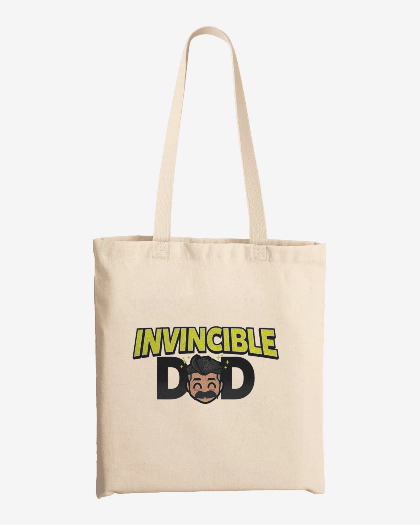 Totebag Blanco de Invincible dad
