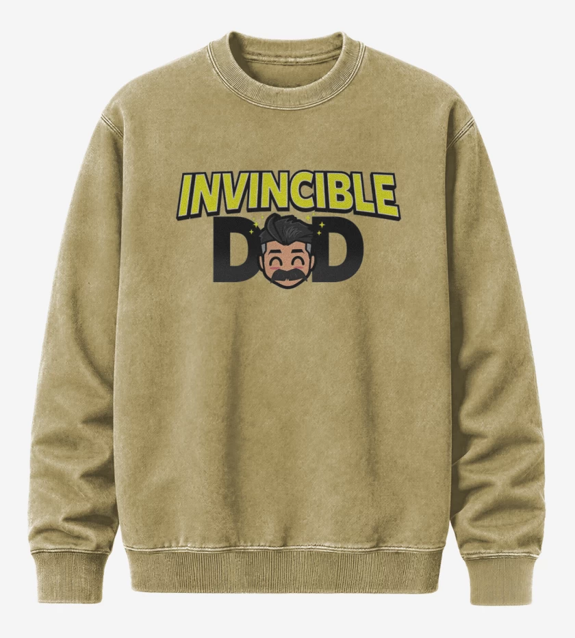 Poleron Polo Acid Wash Beige de Invincible dad