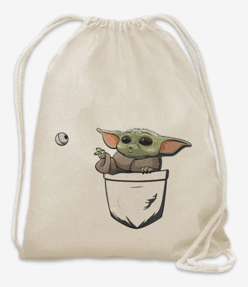 Mochila Blanco de Grogu de bolsillo