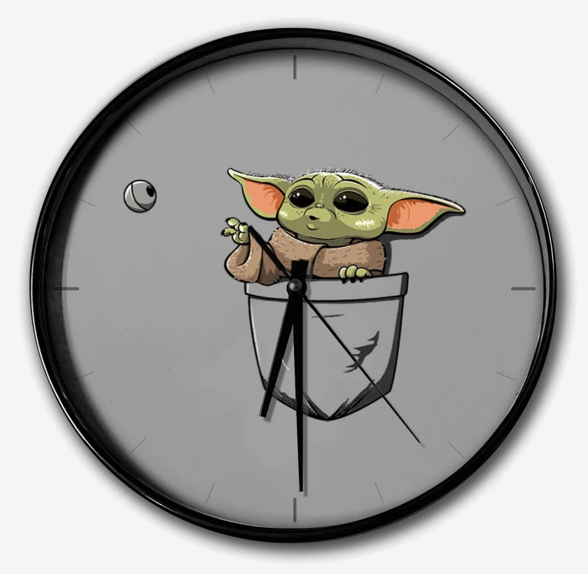 Reloj Gris Melange de Grogu de bolsillo
