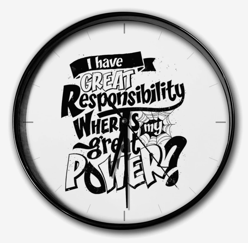 Reloj Blanco de Un gran poder