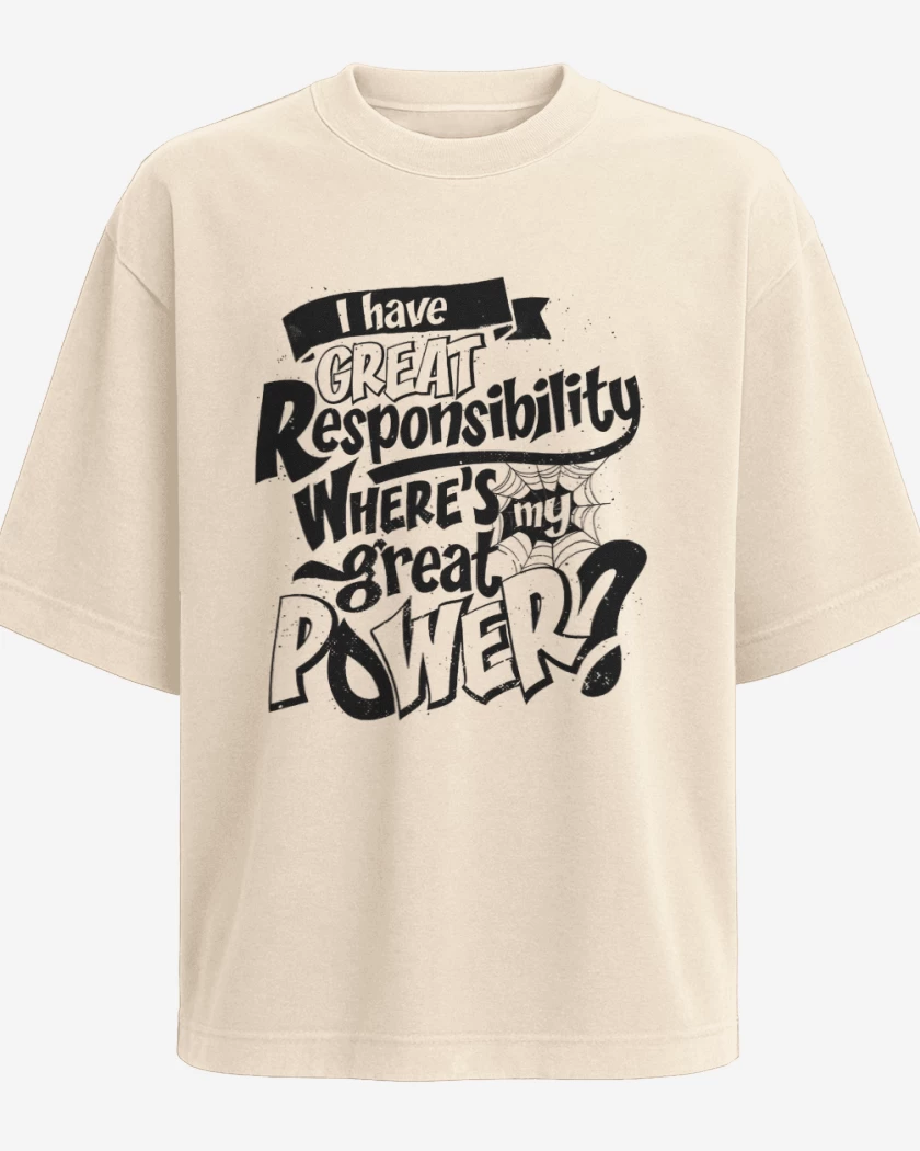 Polera Oversize Un gran poder