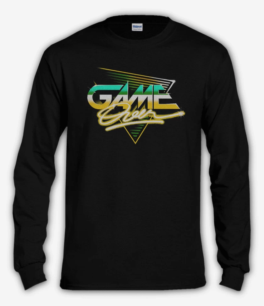 Polera manga larga Negro de Game oveer