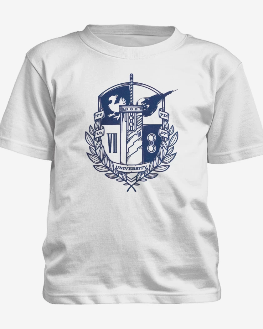 Polera de niño Blanco de Final fantasy university