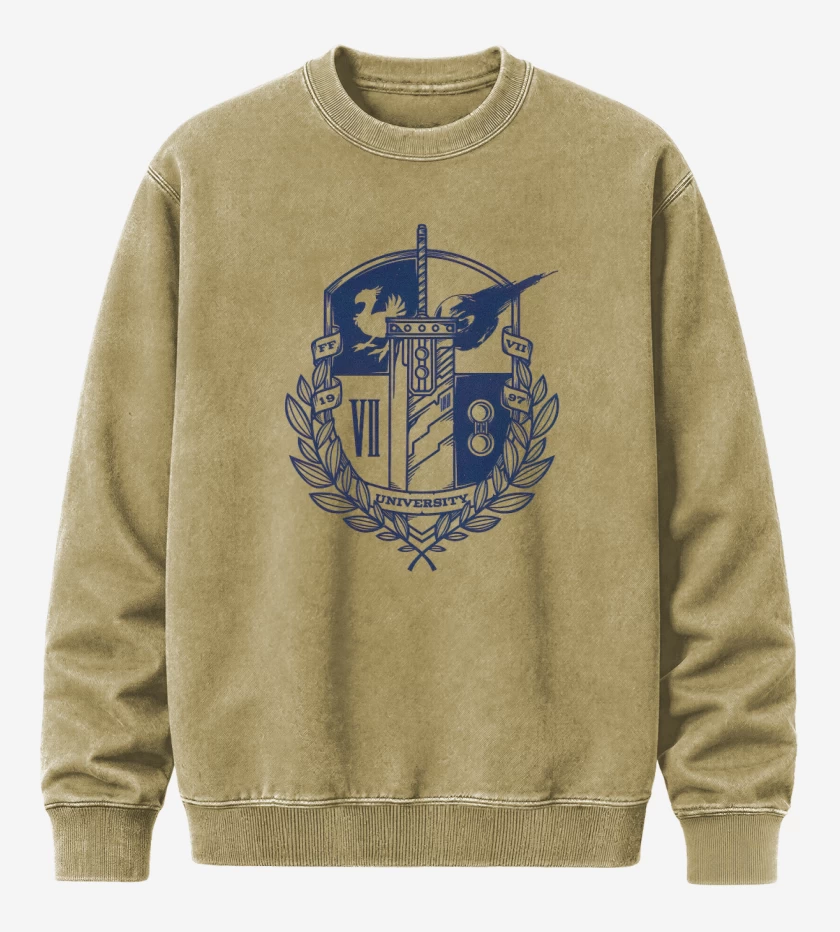 Poleron Polo Acid Wash Beige de Final fantasy university