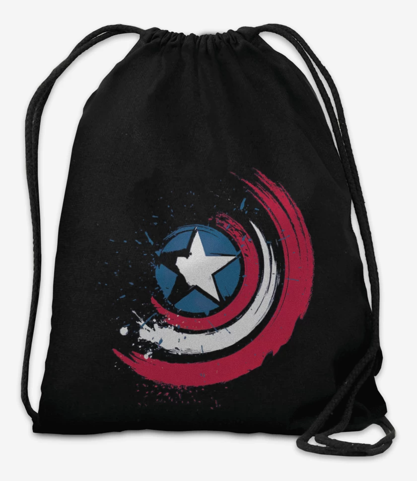 Mochila Negro de Escudo de america
