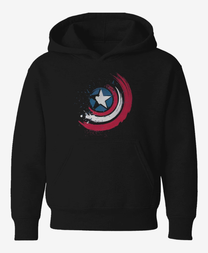 Poleron de niño Negro de Escudo de america