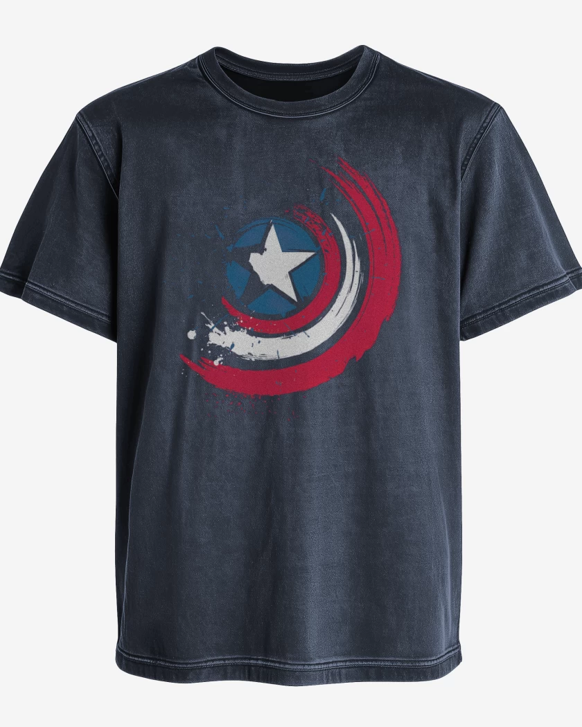 Polera desgastada Escudo de america