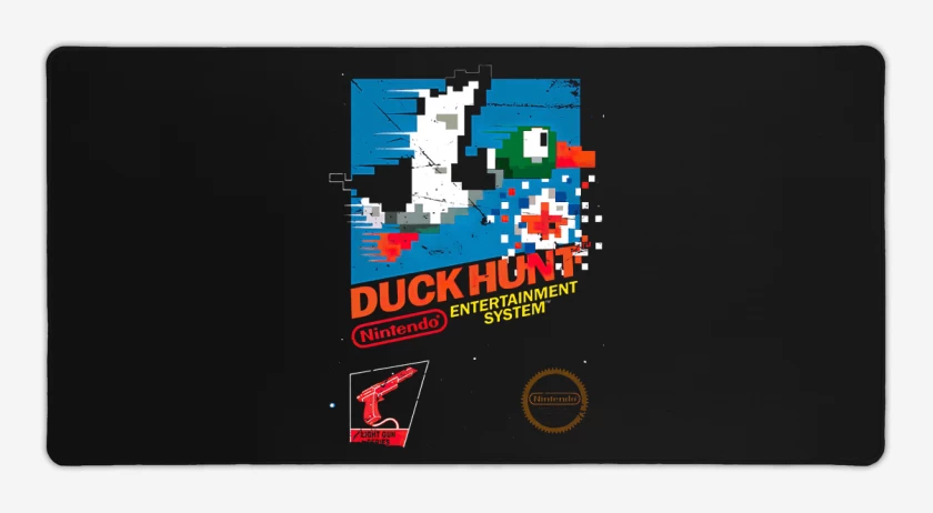 Mouse pad Gamer Negro de Duck snes