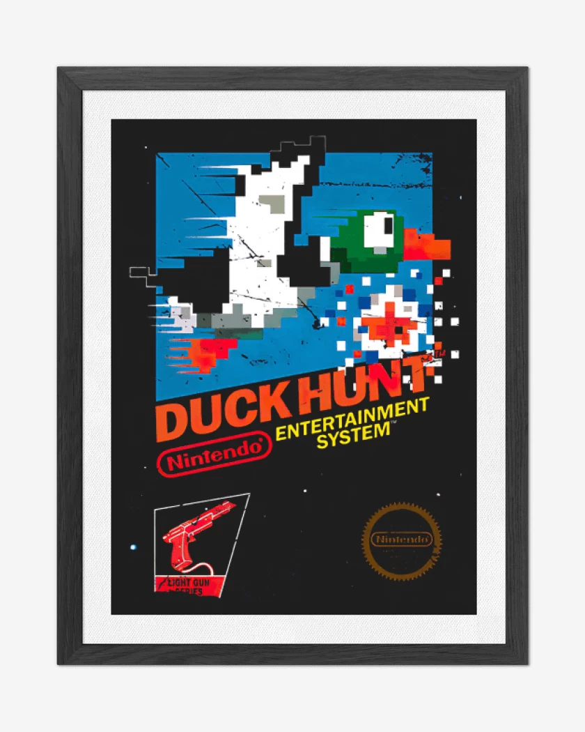 Cuadro decorativo Negro de Duck snes
