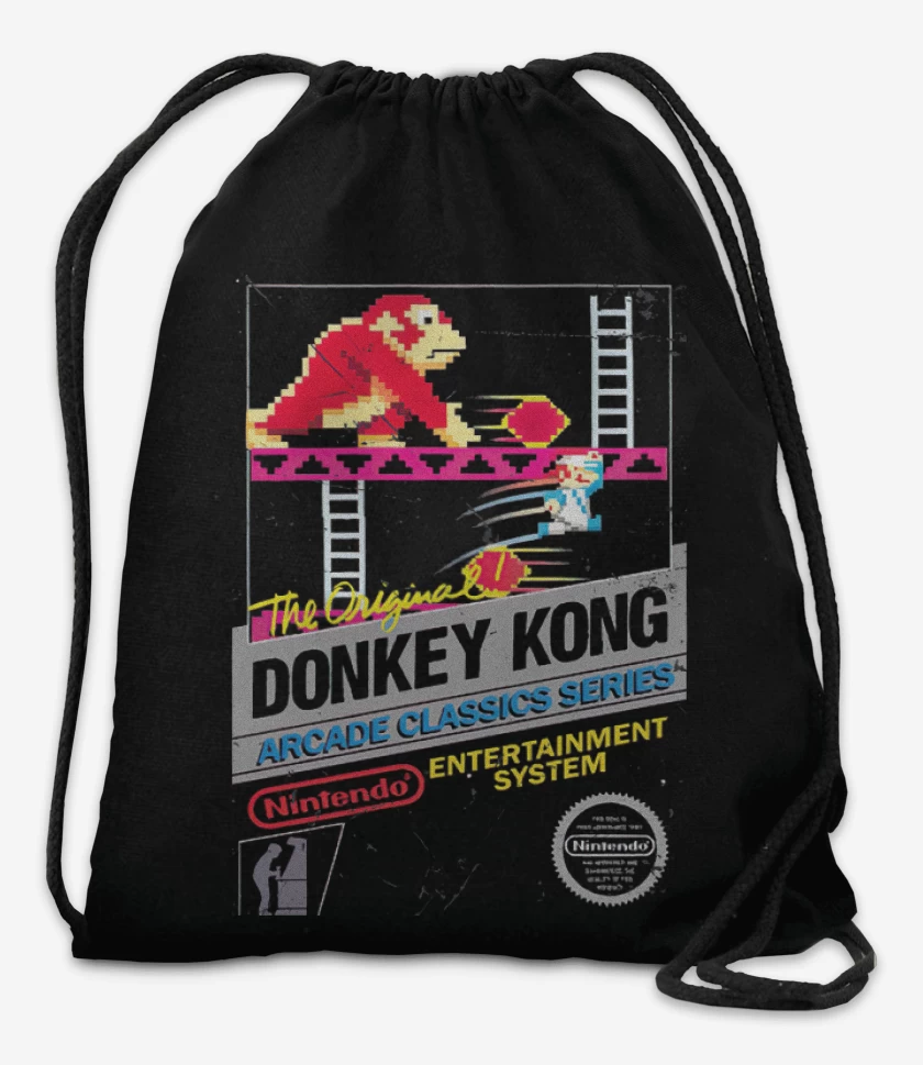 Mochila Negro de Donkey kong nes